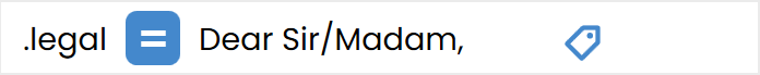 label icon